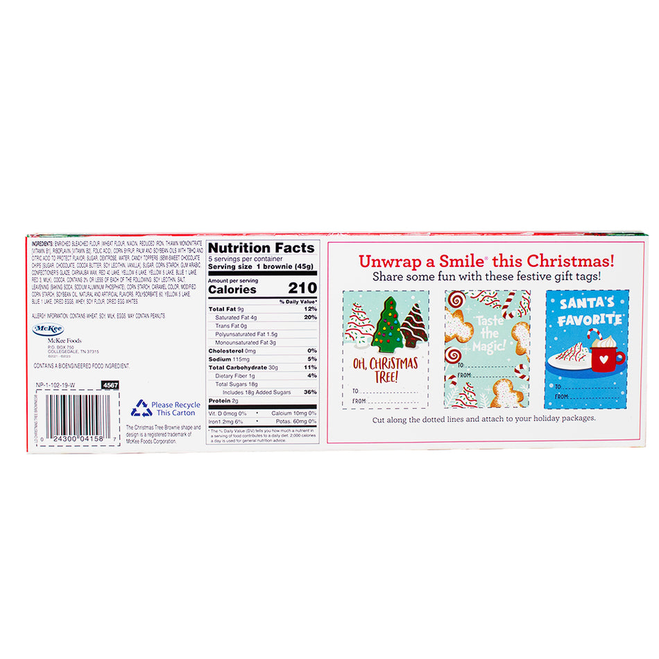 Little Debbies Christmas Tree Brownies - 8oz **BB DEC 16/23** Nutrition Facts Ingredients - Christmas Little Debbie's - Holiday brownies - Festive treats - Christmas tree-shaped brownies - Chocolatey goodness - Seasonal celebrations - Holiday desserts - Festive sprinkles - Delicious baked goods - Christmas sweets