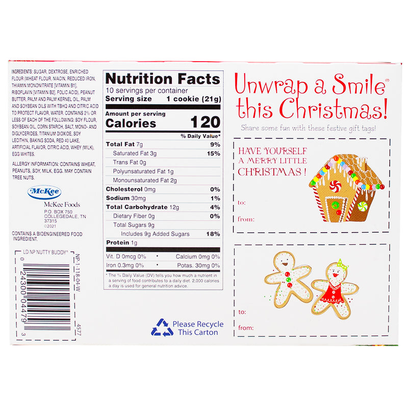 cfh-2023-little-debbie-north-pole-nutty-buddy-wafer-bars-1-candy-funhouse.jpg cfh-2023-little-debbie-north-pole-nutty-buddy-wafer-bars-facts-candy-funhouse.jpg cfh-2023-little-debbie-north-pole-nutty-buddy-wafer-bars-candy-funhouse.jpg Nutrition Facts Ingredients - Christmas Nutty Buddy Bars - Little Debbie holiday treats - Festive snack bars - North Pole Nutty Buddy - Holiday chocolate bars - Christmas themed snacks - Seasonal sweet treats - Festive wafer bars - Holiday dessert bars - Christmas candy bars