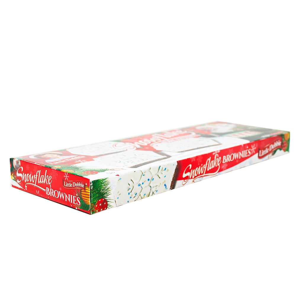 Little Debbie Christmas Snowflake Brownies (5 Pieces) - 289g **BB DEC 14/23** - Christmas brownies - Holiday desserts - Little Debbie treats - Festive sweets - Snowflake brownies - Christmas snacks - Holiday baking - Seasonal treats - Festive desserts - Christmas party food