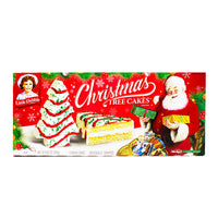 Little Debbie Vanilla Christmas Tree Cakes (5 Pieces) - 245g **BB DEC 13/23** - Christmas tree cakes - Little Debbie holiday treats - Festive vanilla cakes - Holiday dessert - Christmas snacks - Vanilla-flavoured treats - Festive icing - Holiday decorations - Seasonal indulgence - Christmas joy
