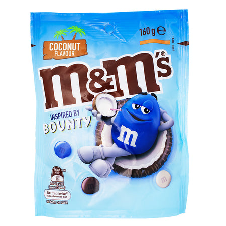 M&M's Coconut Inspired by Bounty (Aus) - 160g - M&M's Coconut Australia - Australian Candy Delights - Bounty-Inspired Chocolate - International Candy Fusion - Aussie Sweet Treats - Coconut-Infused Chocolate - M&M's Unique Flavours - Tropical Candy Experience - Australian Chocolate Blends - Australian Candy - Exotic Candy - International Candy - Bounty - Coconut Chocolate