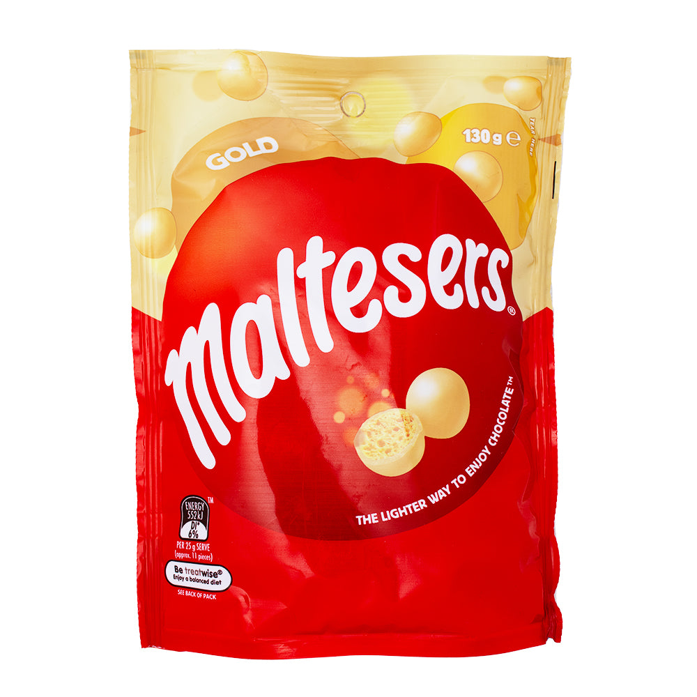 Maltesers Gold (Aus) - 130g - Maltesers Gold - Australian Chocolate Delight - Gourmet Candy Experience - Honeycomb Crunch Sensation - Premium Chocolate Treat - International Candy Excellence - Decadent Flavour Fusion - Taste of Australia