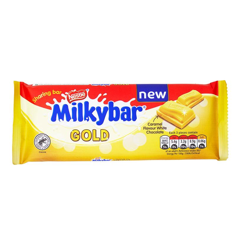 Milkybar Gold Black - 85g - Milkybar Gold Black - Milkybar chocolate - Gold Black chocolate - White chocolate