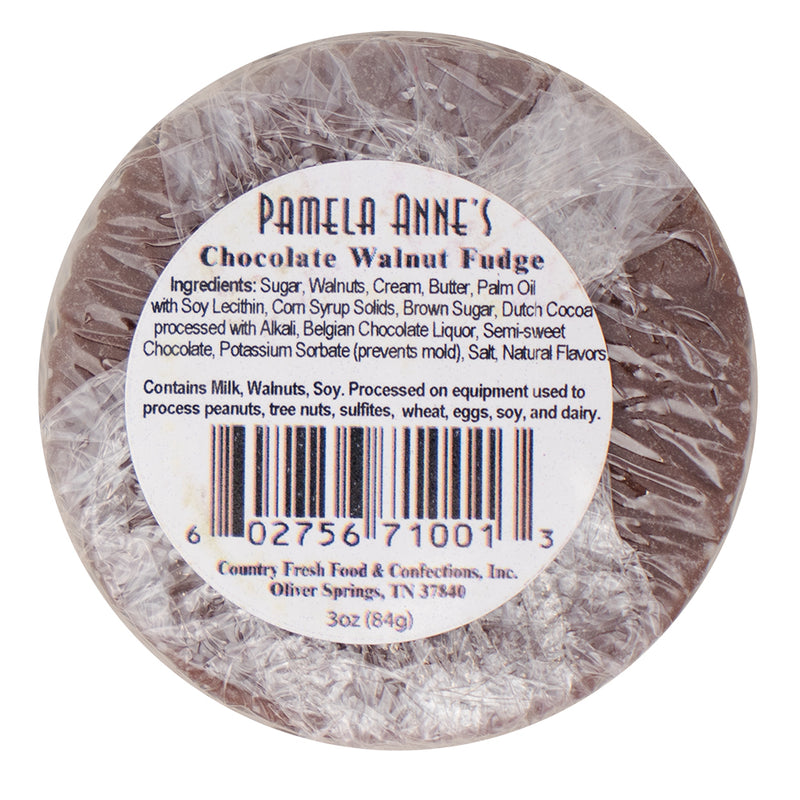Pamela Anne's Fudge Cup - 3oz Nutrition Facts Ingredients - Candy - Fudge - Pamela Anne Fudge - Pamela Anne Candy - Fudge Cup - Pamela Anne Fudge Cup