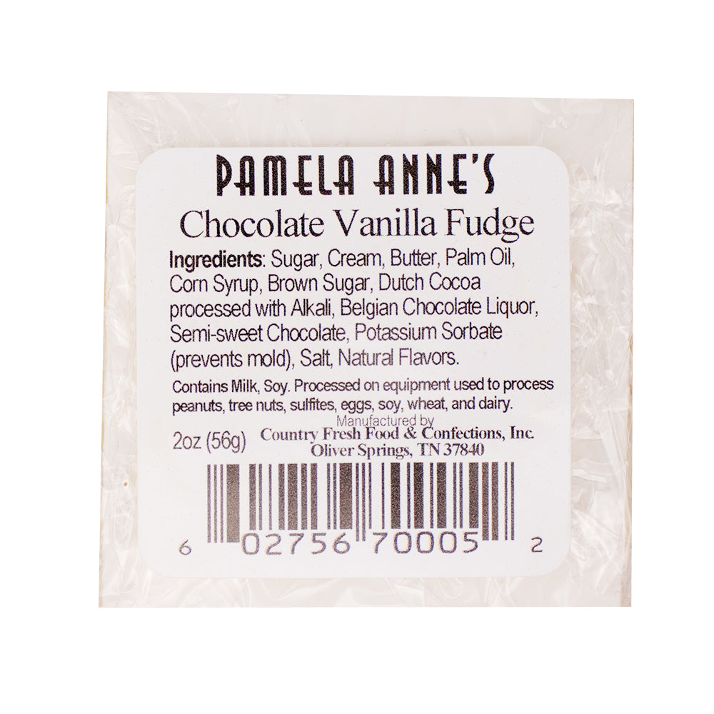 Pamela Anne's Fudge - 2oz Nutrition Facts Ingredients - Candy - Fudge - Pamela Anne Fudge - Pamela Anne Candy