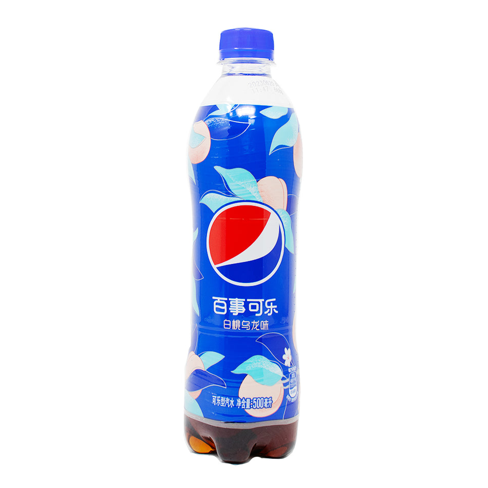 Pepsi White Peach Ooloong - 500mL - Pepsi - Pepsi Soda - Pepsi Cola - Pepsi White Peach Oolong - Peach Drink - Pepsi Peach Drink