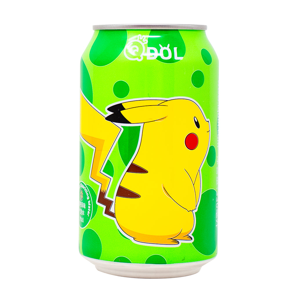 Qdol Pokemon Pikachu Sparkling Drink Green Lime (China) - 330mL