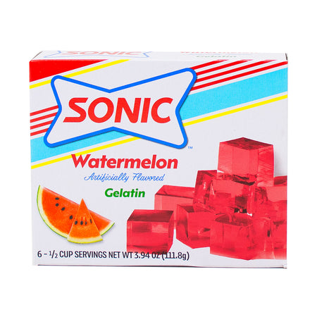 Sonic Gelatin Watermelon - 3.94oz