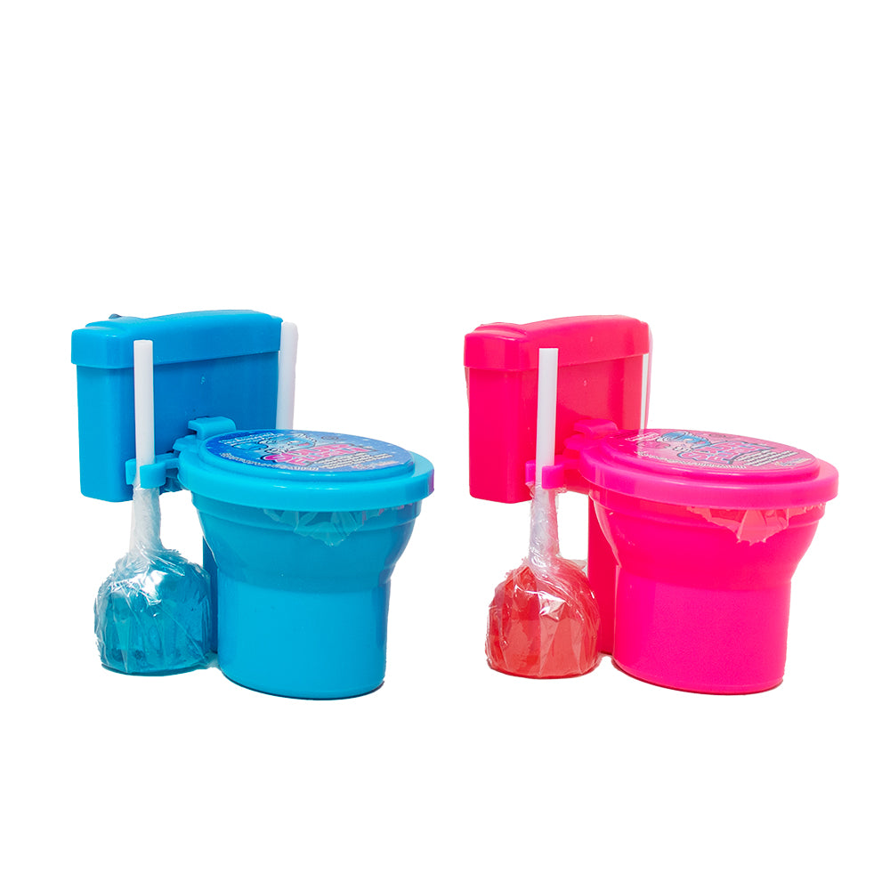 Sour Flush Candy Plunger with Sour Powder Dip