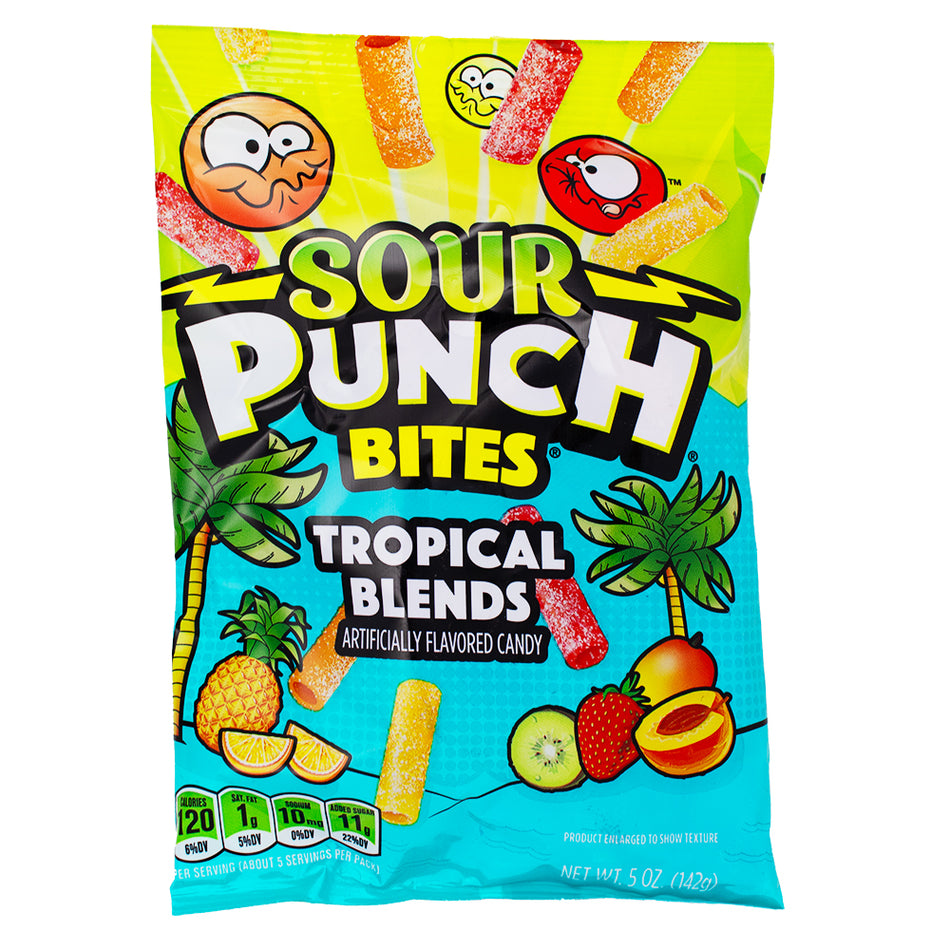 Sour Punch Bites Tropical Blends - 5oz