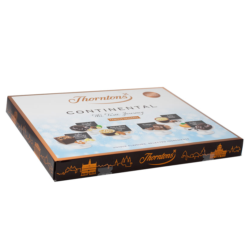 Thortons Continental Winter Desserts Chocolate Box - 259g Nutrition Facts Ingredients - Thortons chocolates - Winter desserts chocolate box - Continental chocolates - Gourmet chocolate assortment - Luxury chocolate gift - Festive chocolate collection - Holiday chocolate treats - Seasonal chocolate flavours - Winter dessert-inspired chocolates - Premium chocolate assortment