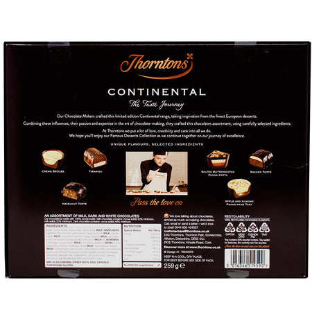 Thortons Continental Winter Desserts Chocolate Box - 259g