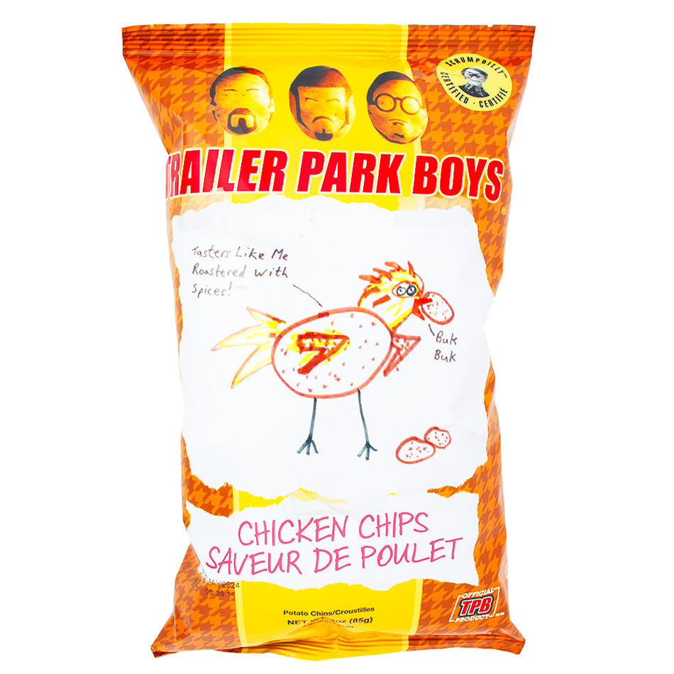 Trailer Park Boys Chicken Strips - 3.5oz - Trailer Park Boys - Trailer Park Boys Chips - Savoury Snack - Chip - Potato Chips - Canadian Classic - Canadian Snack - Canadian Candy 