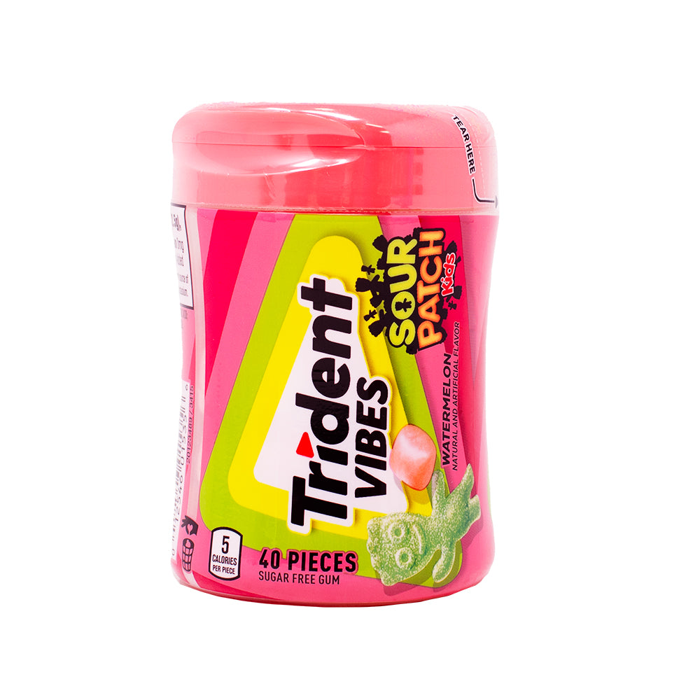 Trident Vibes Sour Patch Kids Watermelon - 40ct - 100g