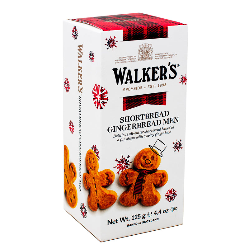 Walker's Shortbread Gingerbread Men - 125g - Walker's Shortbread cookies - Gingerbread Men cookies - Holiday cookies - Festive treats - Christmas desserts - Traditional Scottish cookies - Butter shortbread biscuits - Gingerbread flavour - Holiday baking - Festive snacks