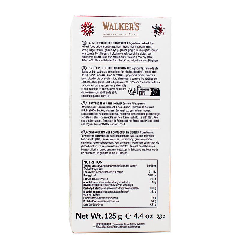 Walker's Shortbread Gingerbread Men - 125g Nutrition Facts Ingredients - Walker's Shortbread cookies - Gingerbread Men cookies - Holiday cookies - Festive treats - Christmas desserts - Traditional Scottish cookies - Butter shortbread biscuits - Gingerbread flavour - Holiday baking - Festive snacks