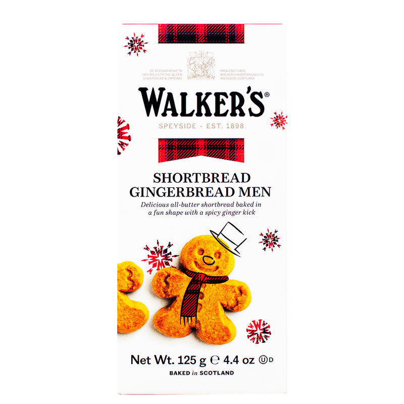 Walker's Shortbread Gingerbread Men - 125g - Walker's Shortbread cookies - Gingerbread Men cookies - Holiday cookies - Festive treats - Christmas desserts - Traditional Scottish cookies - Butter shortbread biscuits - Gingerbread flavour - Holiday baking - Festive snacks