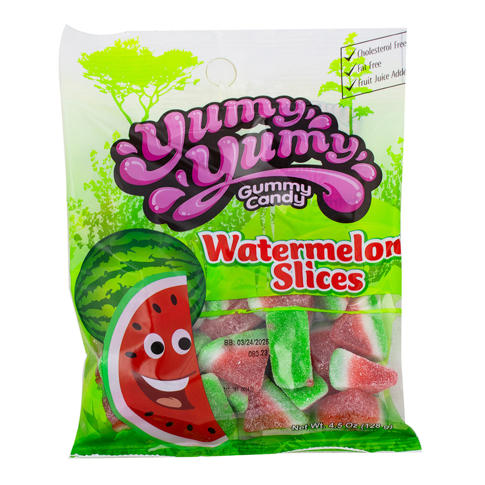 Yumy Yumy Watermelon Slices Candy - 4.5oz