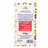 Bonds Gift Box Absolute Gem (UK) - 140g Nutrition Facts Ingredients - Bonds Absolute Gem Gift Box - Valentine's Day Sweet Surprises - Romantic Candy Collection - Love-themed Sweet Treats - Sweetheart's Gift of Joy - Bonds Candy UK - Gourmet Candy Assortment - Luxury Valentine's Day Sweets - Heartfelt Candy Gift - Bonds Sweet Moments Box