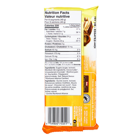 Aero Truffle Salted Caramel Fudge Bar - 105g  Nutrition Facts Ingredients - Aero - Aero Chocolate - Aero Truffle - Salted Caramel Chocolate - Salted Caramel Candy - Salted Caramel Chocolate Bar