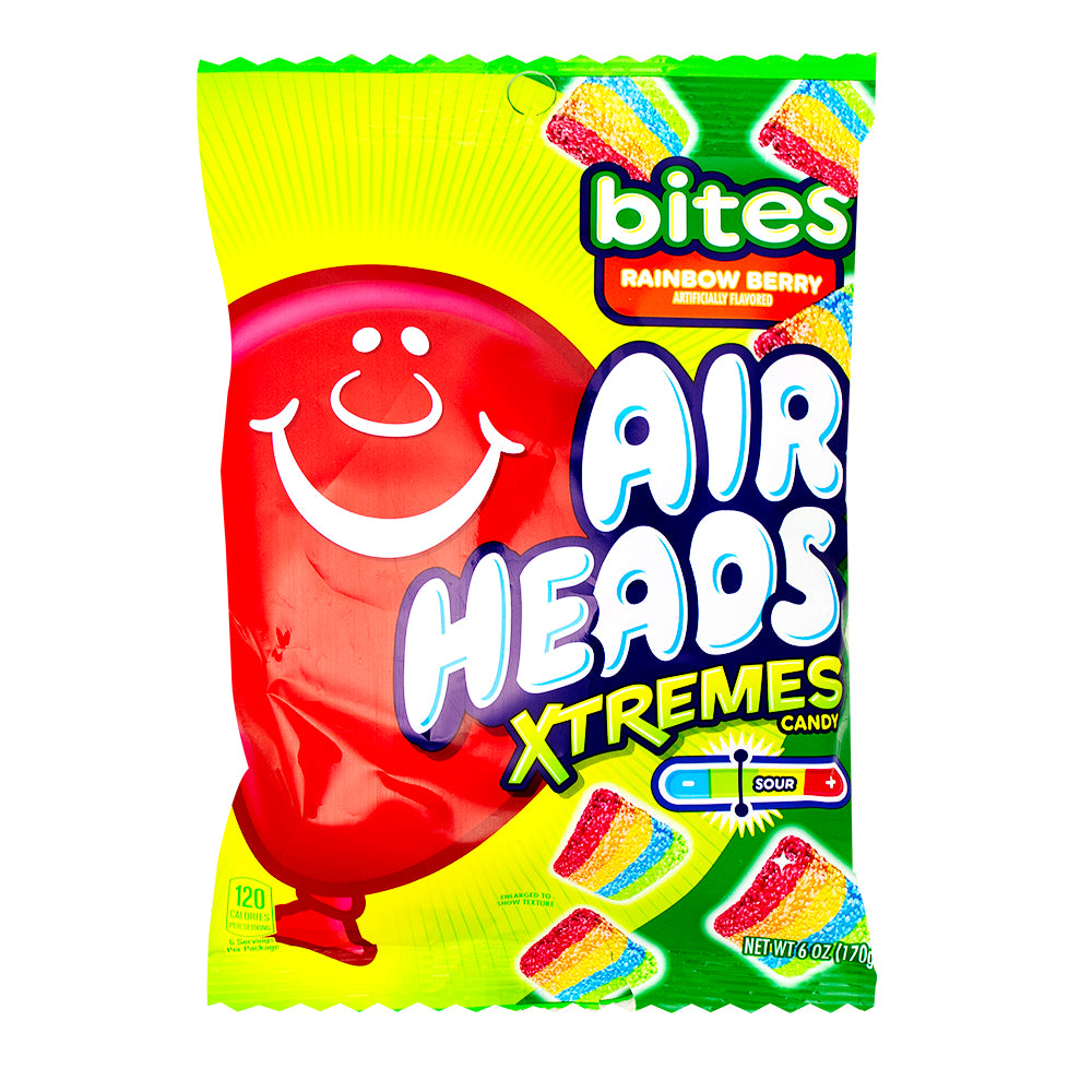 AirHeads Xtremes Bites Rainbow Berry - 6oz