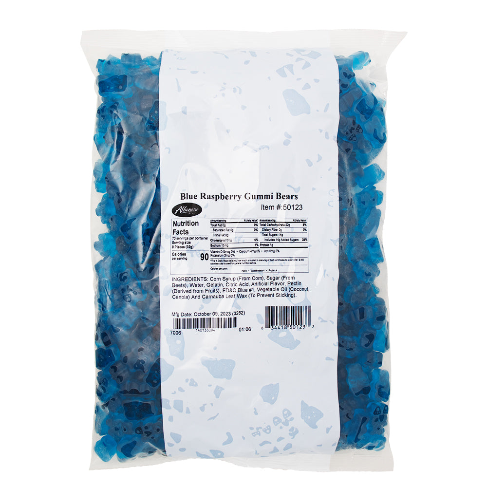 Bulk Raspberry Gummies Gummi Bears Blue Raspberry Gummy Candy | Bulk Candies – Candy Funhouse CA