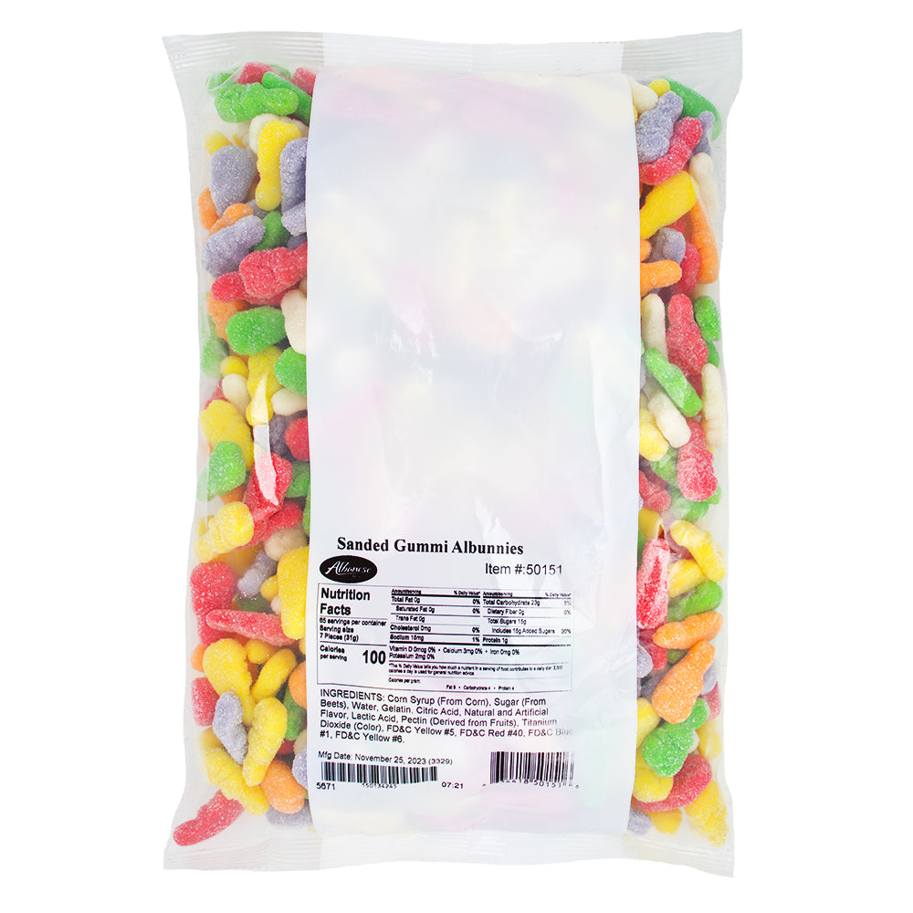 Albanese Sanded Easter Bunnies Gummies - 4.5lb