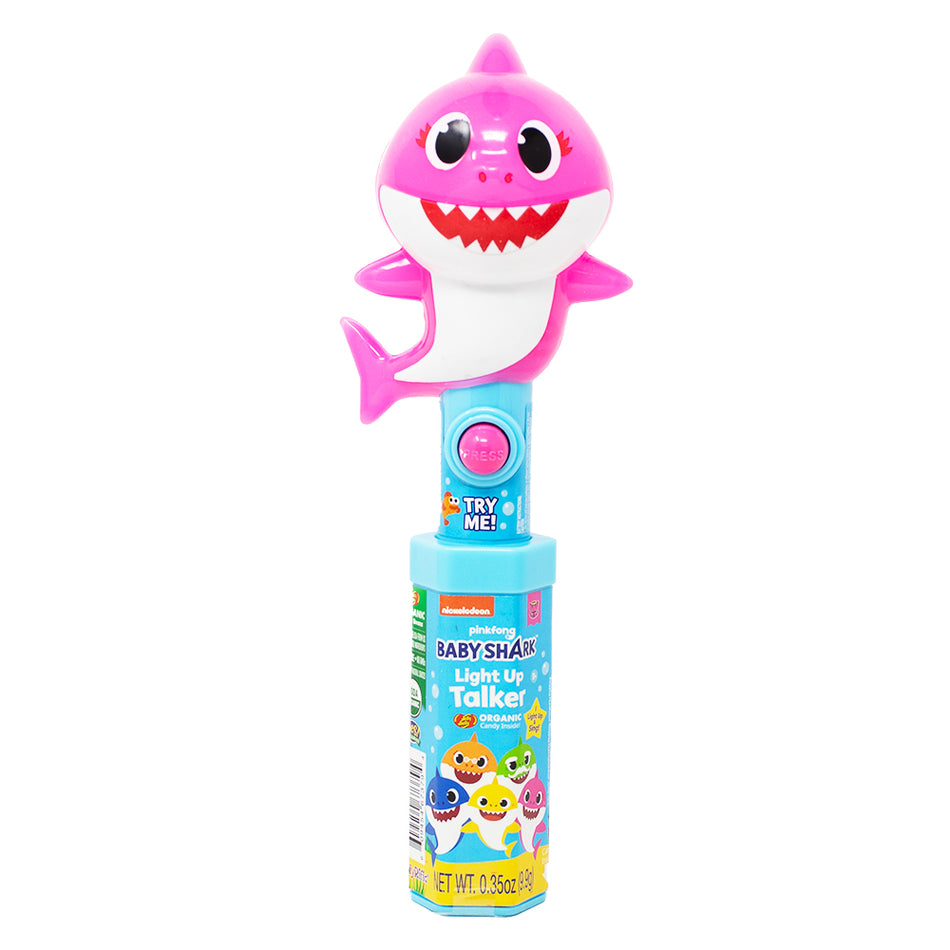 CandyRific Baby Shark Light Up Talker - .35oz - CandyRific - Baby Shark - Baby Shark Candy - Baby Shark Lyrics