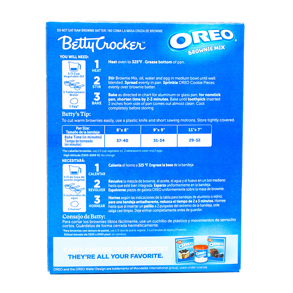 Betty Crocker Oreo Brownie Mix - 13.6 oz - Betty Crocker - Betty Crocker Mix - Betty Crocker Brownie Mix - Oreo - Oreo Brownie Mix - Betty Crocker Oreo Brownie Mix