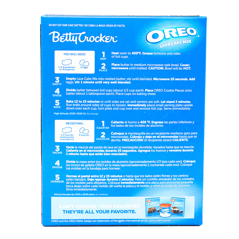 Betty Crocker Oreo Lava Cake Mix - 8.3oz - Betty Crocker - Oreo - Oreo Cake - Betty Crocker Oreo - Betty Crocker Oreo Cake - Lava Cake - Betty Crocker Oreo Lava Cake