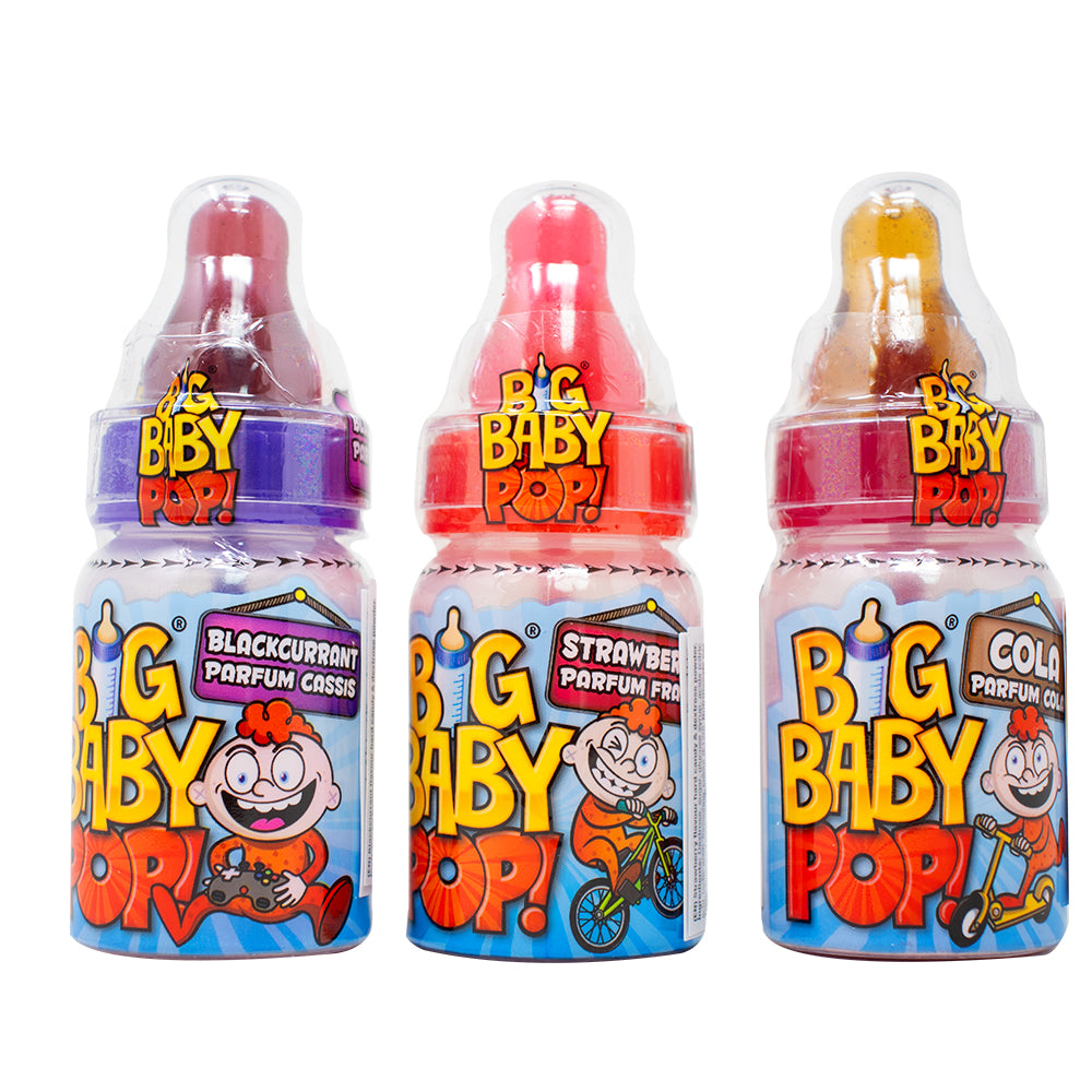 Bazooka Big Baby Pop (UK) - 32g - British Candy - UK Candy - Bazooka - Bazooka Candy - Big Baby Pop - Bazooka Big Baby Pop