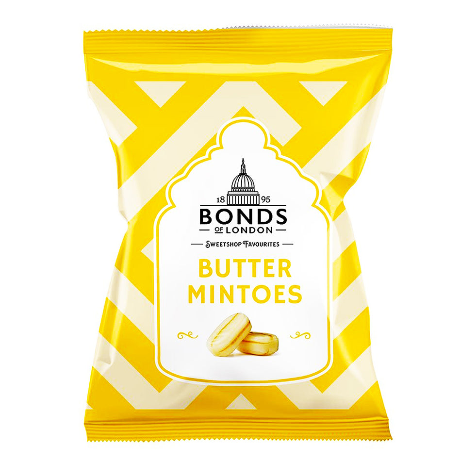 Bonds Butter Mintoes (UK) - 120g - Bonds - Bonds Candy - UK Candy - British Candy - Bonds Butter Mintoes - Classic Candy - Nostalgic Candy - Retro Candy 
