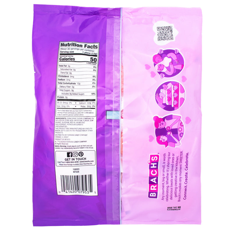 Nutrition Facts IngredientsBrach's Strawberry Cupcake Glitter Lollipops 30ct - 13.7oz  - Brach's Strawberry Cupcake Lollipops - Glittery Valentine's Day Treats - Romantic Strawberry Candy Delights - Shareable Valentine's Day Sweets - Cupcake-Flavoured Lollipop Magic - Edible Glitter Love Celebration - Perfect Valentine's Day Gifts - Sweetheart-Approved Lollipops - Delicious Valentine's Day Bites - Sparkling Love in Every Lick