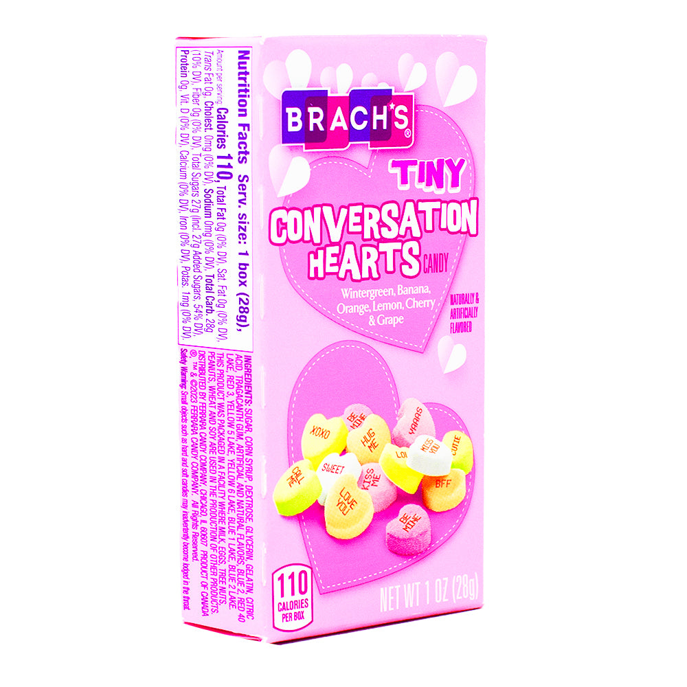 Save on Brach's Tiny Conversation Hearts Valentine's Day Candy Boxes - 4 ct  Order Online Delivery