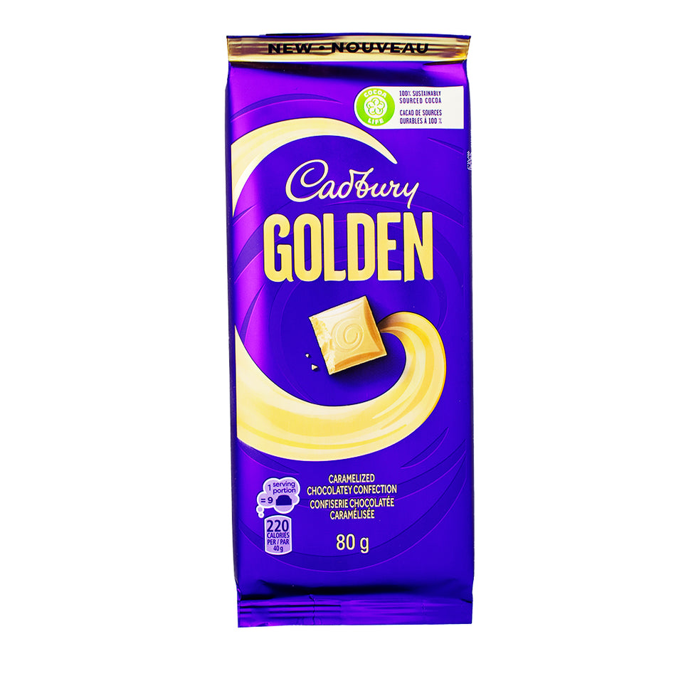Cadbury Golden - 80g - Cadbury Golden - Cadbury - Cadbury Chocolate - Cadbury Chocolate Bar - Cadbury Chocolates - Cadbury Chocolate Bars - Cadbury Golden chocolate - Caramel-filled chocolate bars - Milk chocolate - Decadent chocolate bars - Golden caramel chocolate - Irresistible chocolate - Luxurious candy