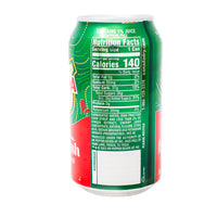 Canada Dry Fruit Splash Cherry Ginger Ale Soda - 355mL Nutrition Facts Ingredients