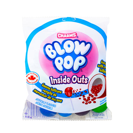 Charms Blow Pops Inside Outs - 113g