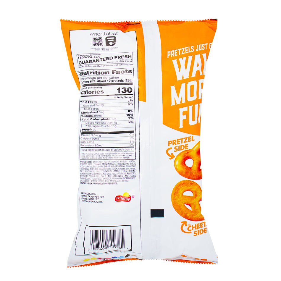Cheetos Pretzels Chedder - 10oz  Nutrition Facts Ingredients