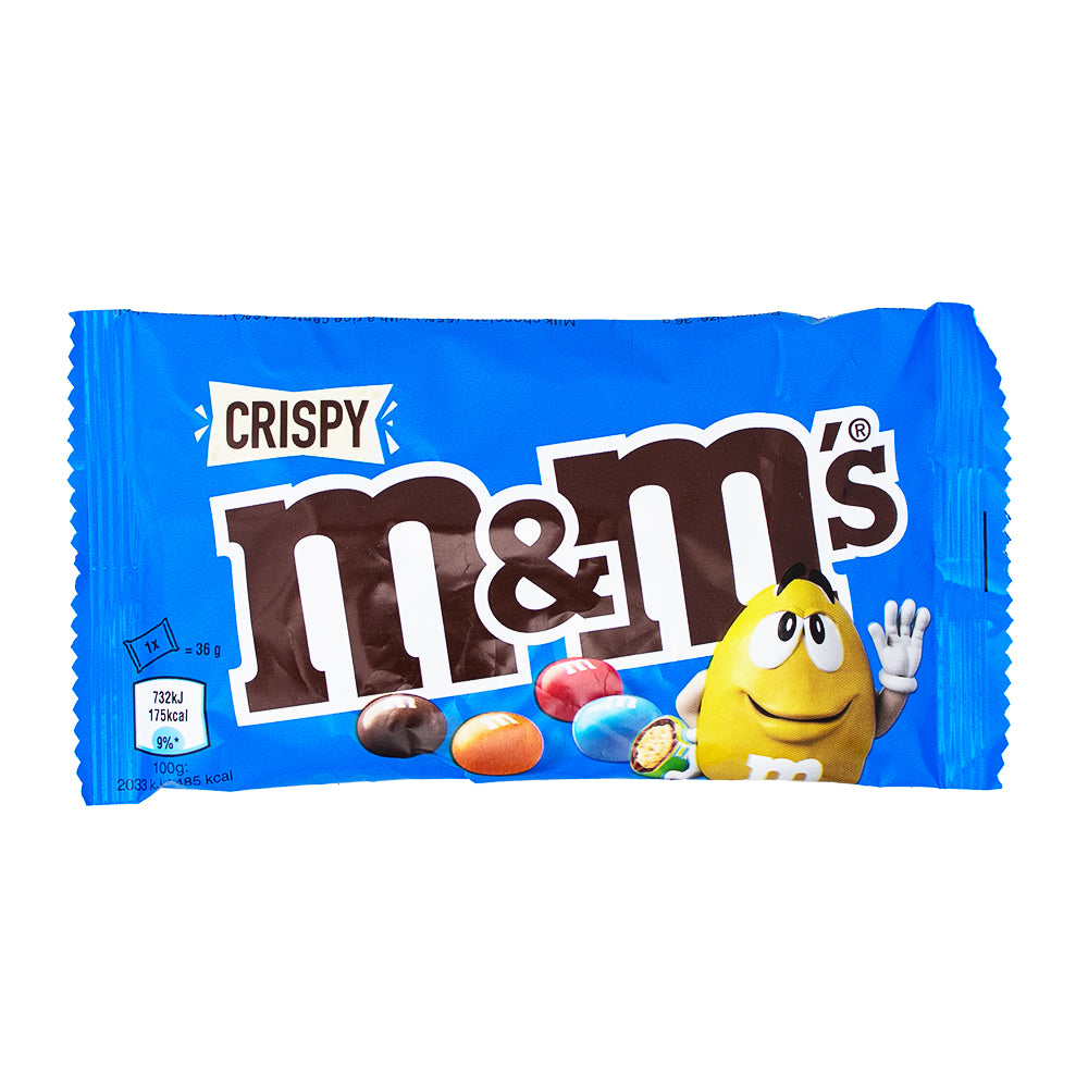M&M's Crispy (UK) - 36g - M&M - M&M Chocolate - M&M Crispy - British Candy - British Chocolate - UK Candy - UK Chocolate