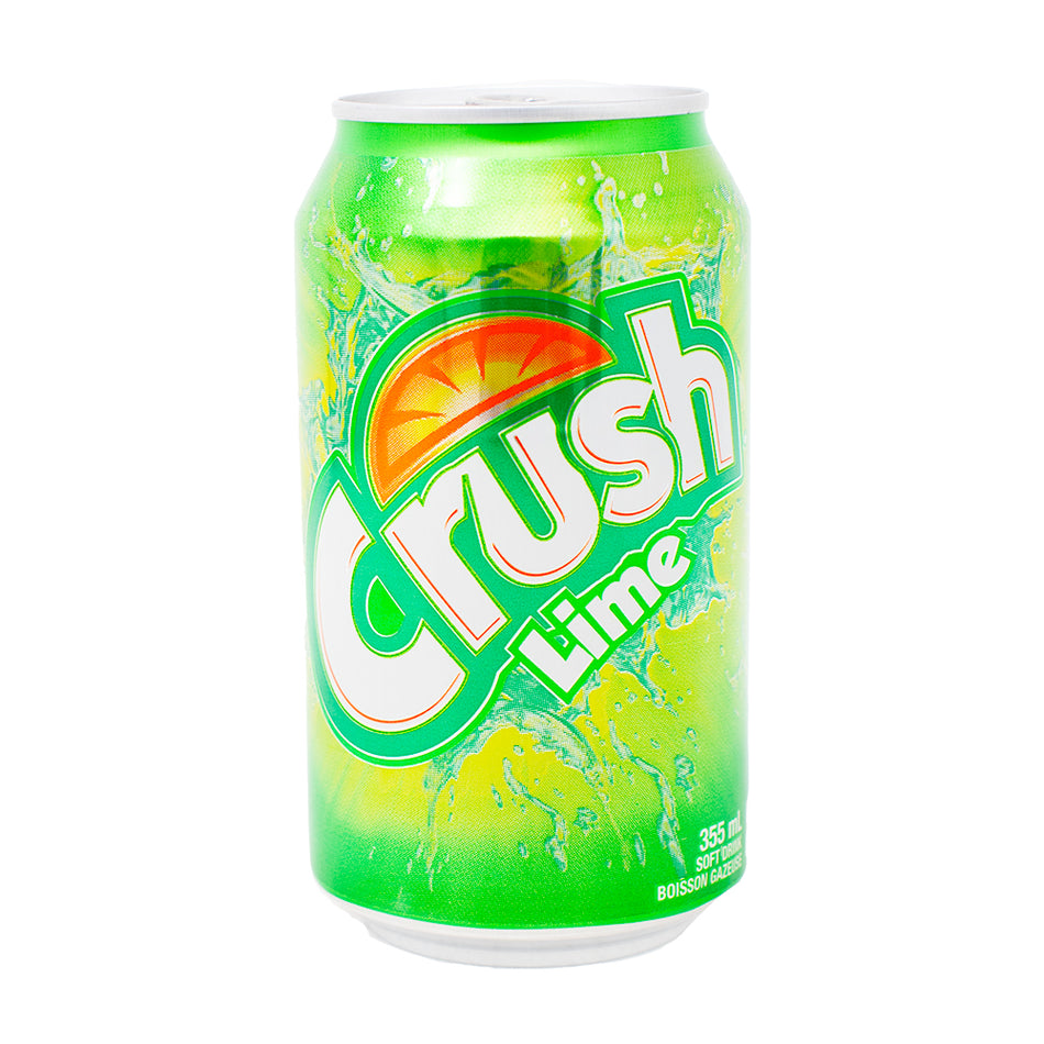 Crush Lime Soft Drink - 355mL