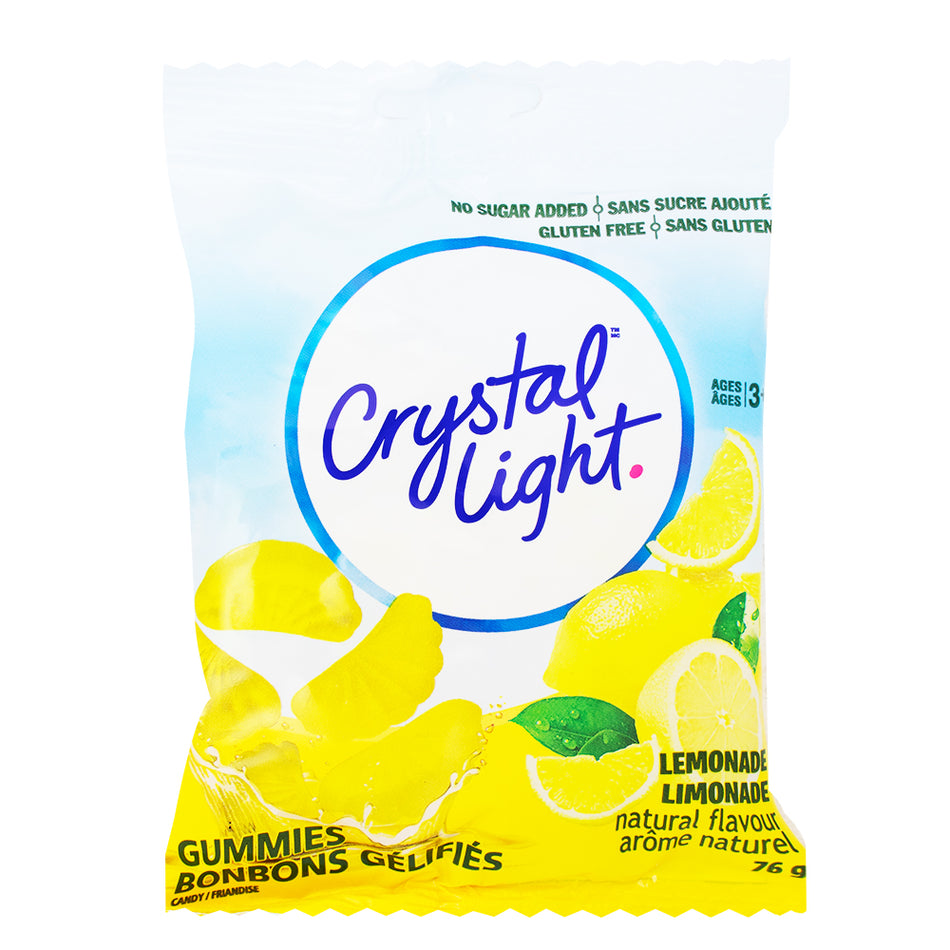 Crystal Light Sugar-Free Gummies Lemonade - 76g 