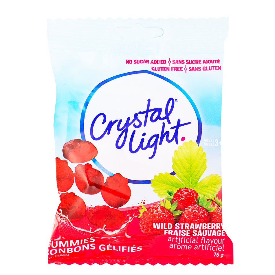 Crystal Light Sugar-Free Gummies Wild Strawberry - 76g