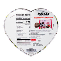 Mickey and Minnie Heart Tin - 3.6oz Nutrition Facts Ingredients