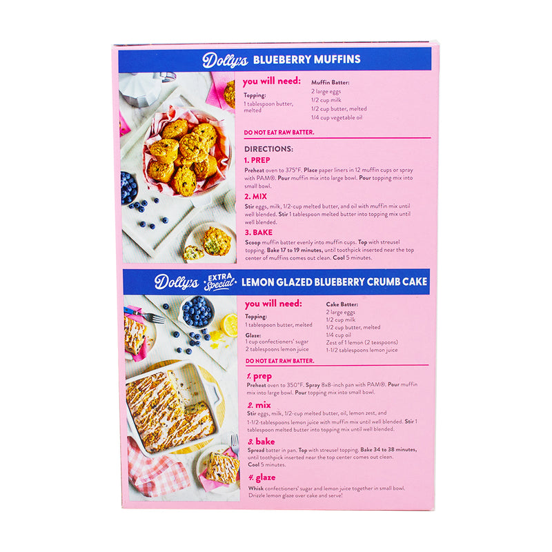 Dolly Parton Blueberry Muffin Mix - 17.83oz