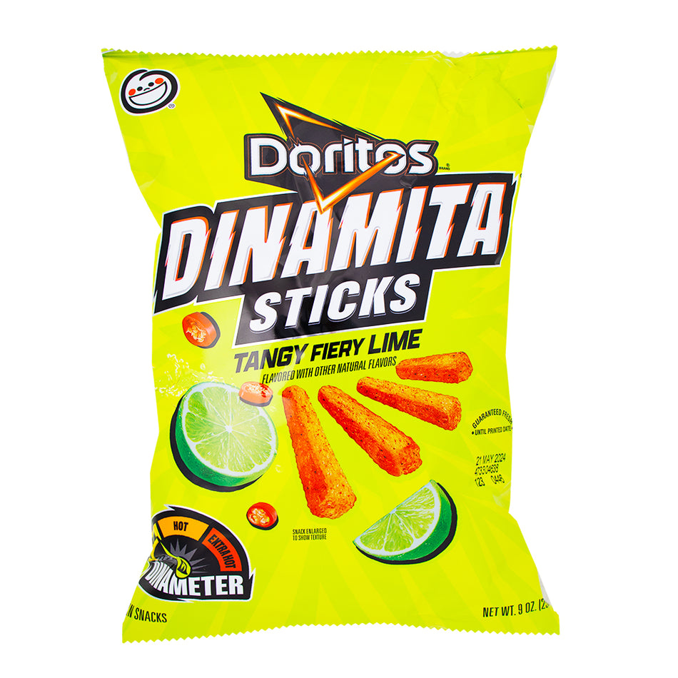 Doritos Dinamita Sticks Tangy Fiery Lime - 9oz