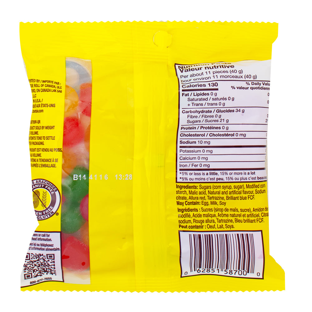 Dots Gumdrops - 142g  Nutrition Facts Ingredients