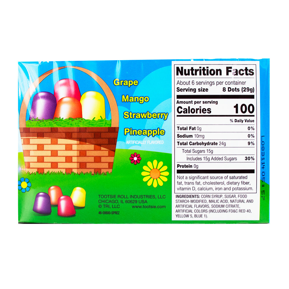Dots Easter Theatre Pack - 6oz Nutrition Facts Ingredients