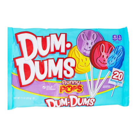 Dum Dums Easter Bunny Pops 25 Pieces - 7.1oz