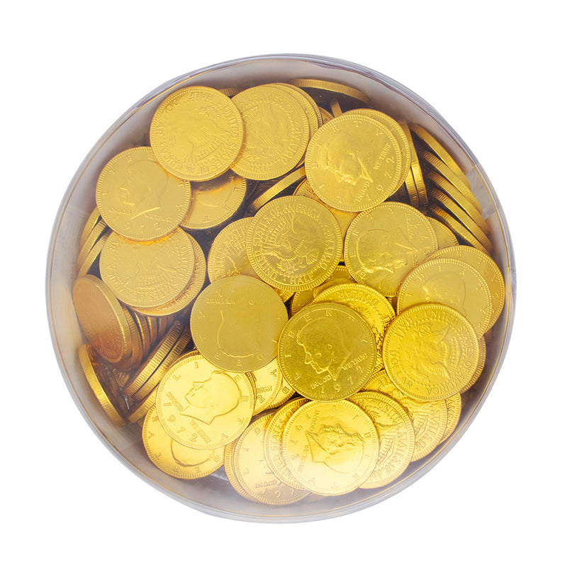Fort Knox Milk Chocolate Gold Coins 180ct - 2lb - Fort Knox - Fort Knox Chocolate - Chocolate Coin - Chocolate Gold Coins - Fort Knox Gold Coins
