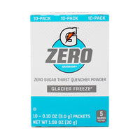 Gatorade Zero Sugar Powder Glacier Freeze 10pk - 30g